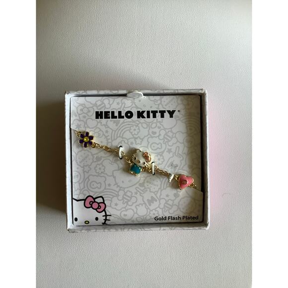 New with tag hello Kitty set 2 pieces necklace & bracelet - Picture 3 of 3